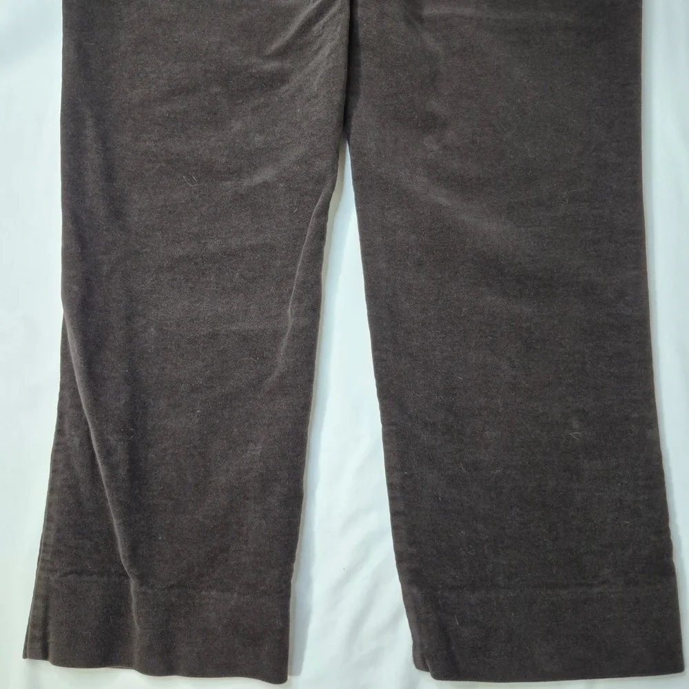 Polo Ralph Lauren Velour Trousers Men 38/32(28) Brown Heritage Cotton Straight